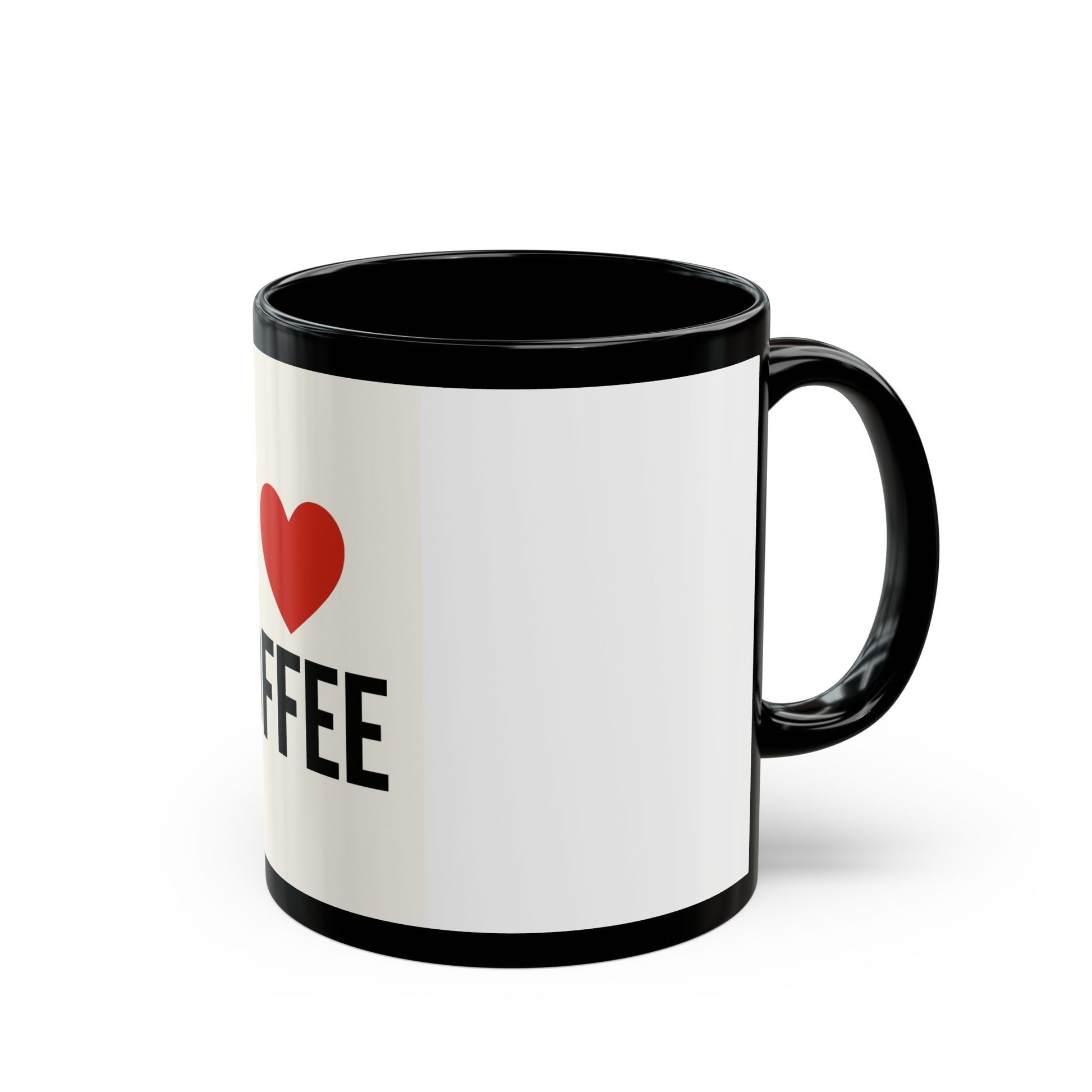 "I Love Coffee White Mug 11oz - Coffee Lover Gift Set - MIAARM"