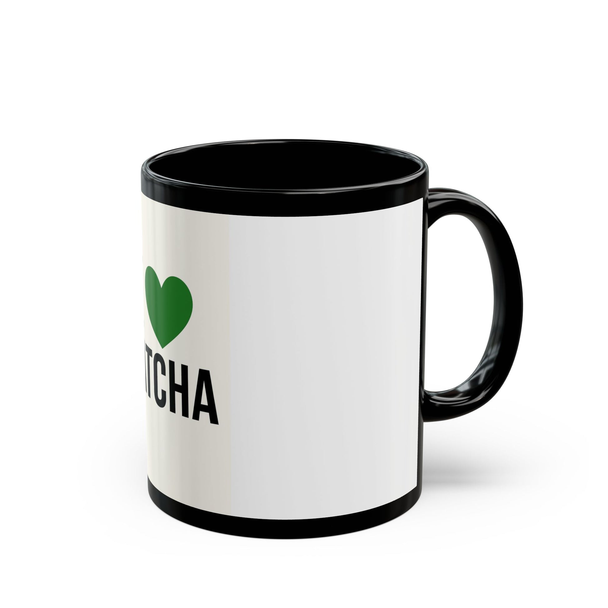 "I Love Matcha White Mug 11oz - Matcha Lover Gift - MIAARM"