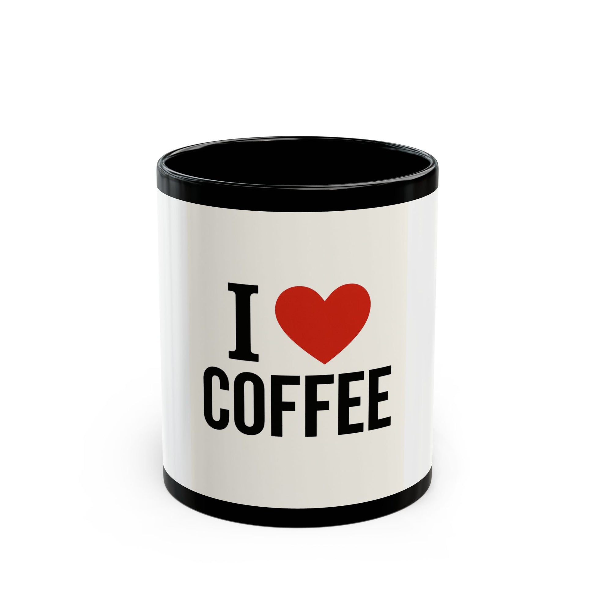 "I Love Coffee White Mug 11oz - Coffee Lover Gift Set - MIAARM"