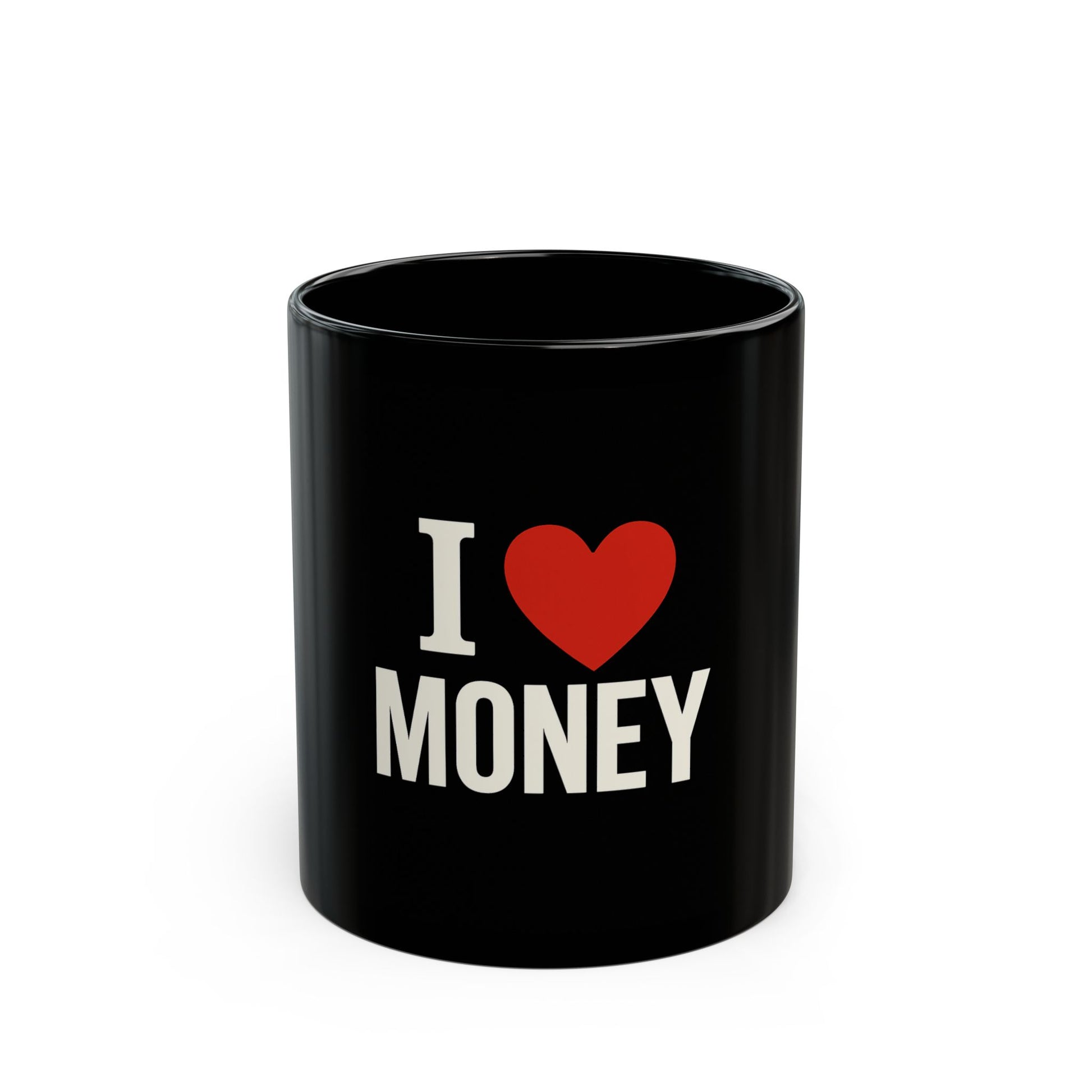 "I Love Money White Mug 11oz - Money Lover Gift Set - MIAARM"