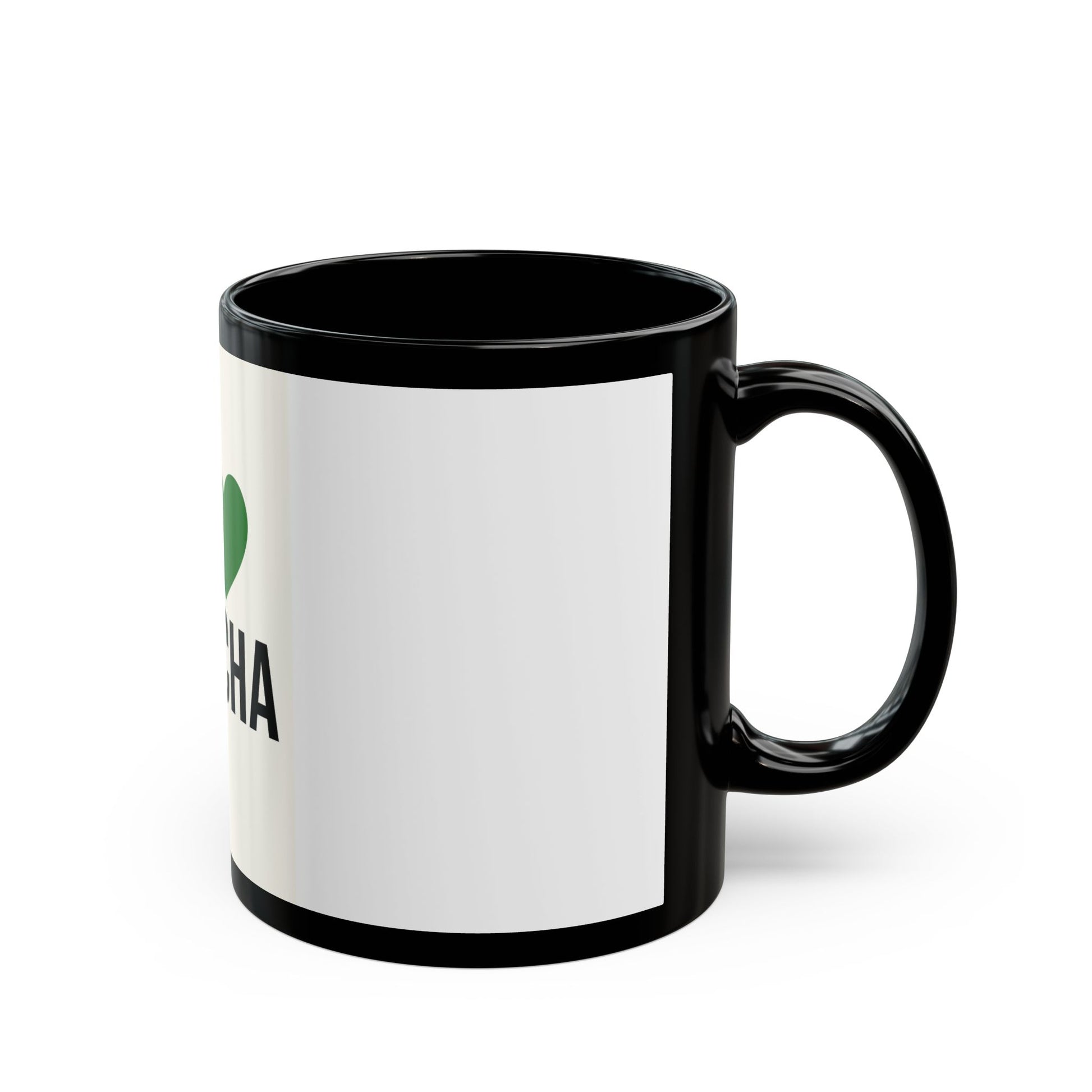 "I Love Matcha White Mug 11oz - Matcha Lover Gift - MIAARM"