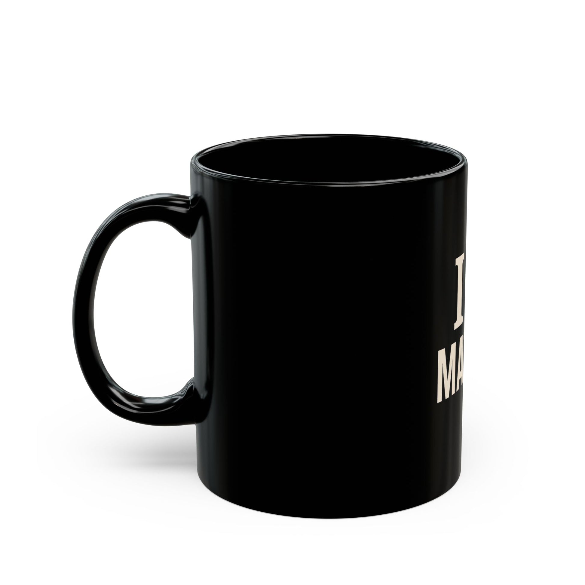 "I Love Matcha Black Mug 11oz - Matcha Lover Gift - MIAARM"